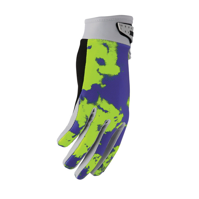Thor MX Glove S26  Youth Launchmode Bleach Gray Acid Large