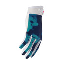 Thor MX S26 Launchmode Bleach White Aqua Off Road Gloves Youth Size Small
