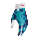 Thor MX S26 Launchmode Bleach White Aqua Off Road Gloves Youth Size Small