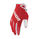 Thor MX S26 Ridemode Static Red Off Road Gloves Youth Size Large