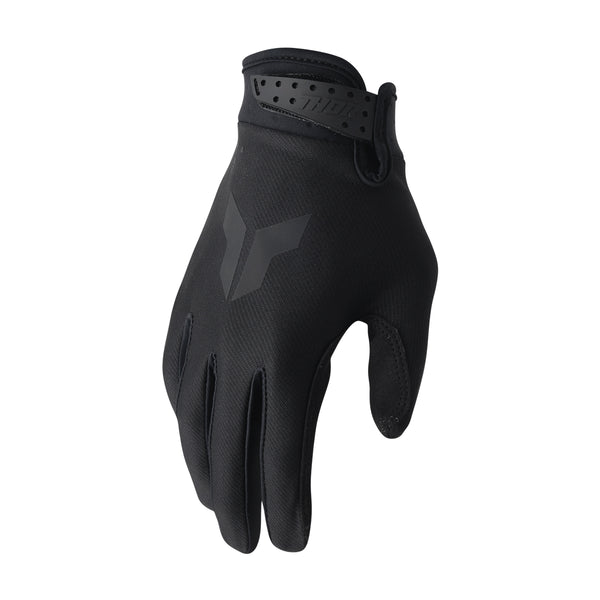 Thor MX Glove S26  Youth Launchmode Split Black Large