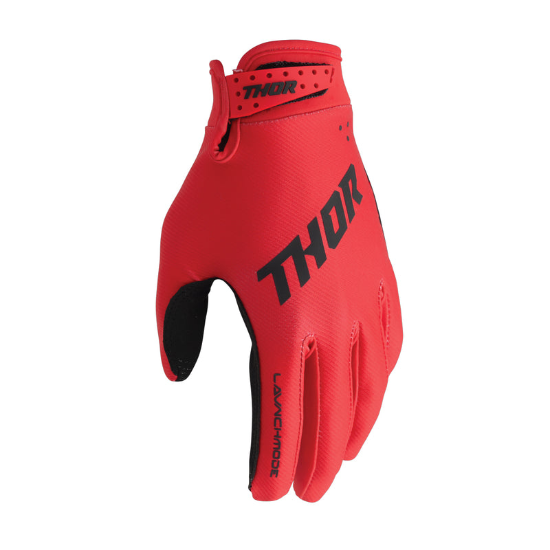 Thor MX Glove S26  Youth Launchmode Split Red 2XS