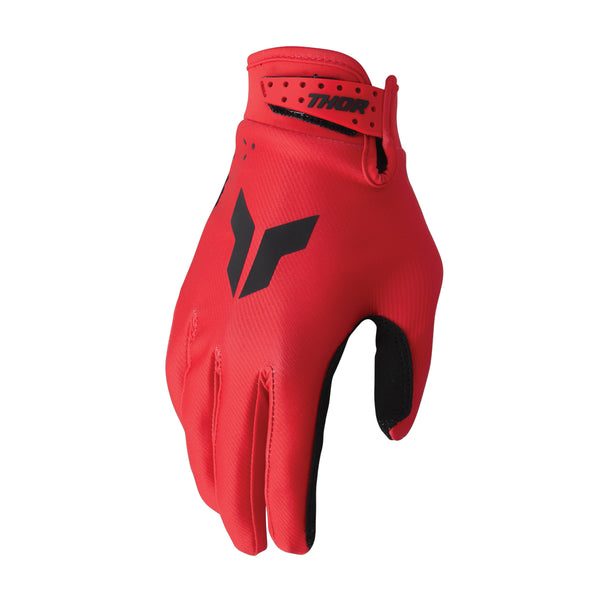 Thor MX Glove S26  Youth Launchmode Split Red Small