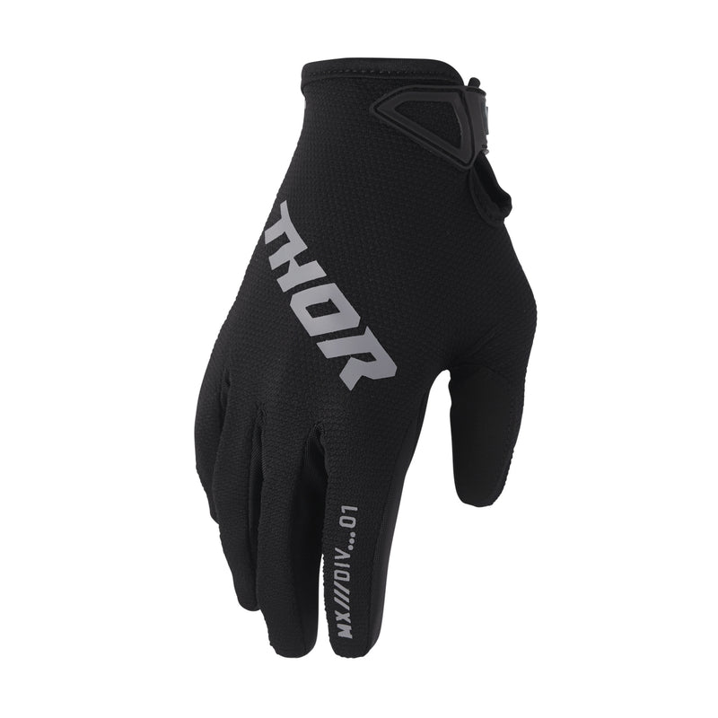 Thor MX S26 Ridemode Static Black Off Road Gloves Youth Size 2XS