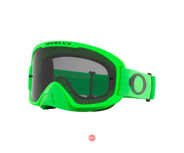 Oakley O-Frame 2.0 PRO MX Goggles Pro Moto Green with Dark Grey Lens