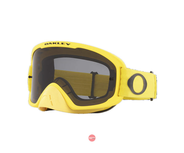Oakley O-Frame 2.0 PRO MX Goggles Pro Moto Yellow with Dark Grey Lens