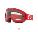 Oakley O-Frame 2.0 Pro XS MX Youth Goggles Moto Red with Clear Lens