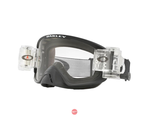 Oakley O-Frame 2.0 PRO MX Roll-Off Goggles Pro Matte Black with Clear Roll Off Lens