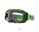 Oakley Airbrake MX Goggles Moto Green B1B with Clear Lens