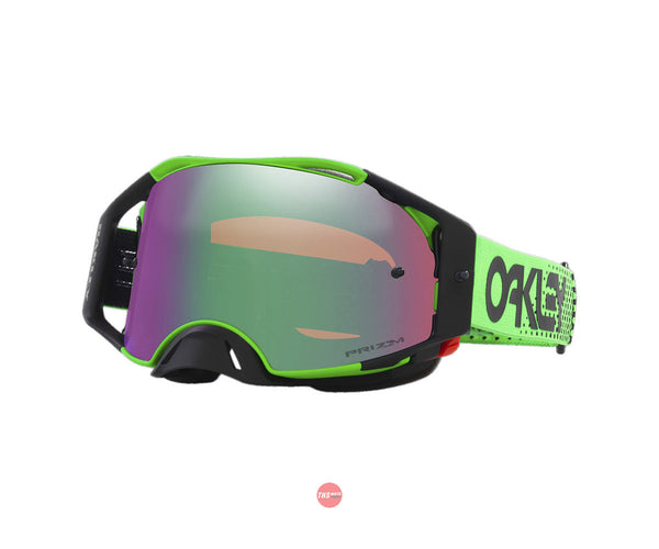 Oakley Airbrake MX Goggles Moto Green B1B with PRIZM Jade Iridium Lens