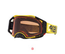 Oakley Airbrake MX Goggles Moto Yellow B1B with PRIZM Bronze Lens