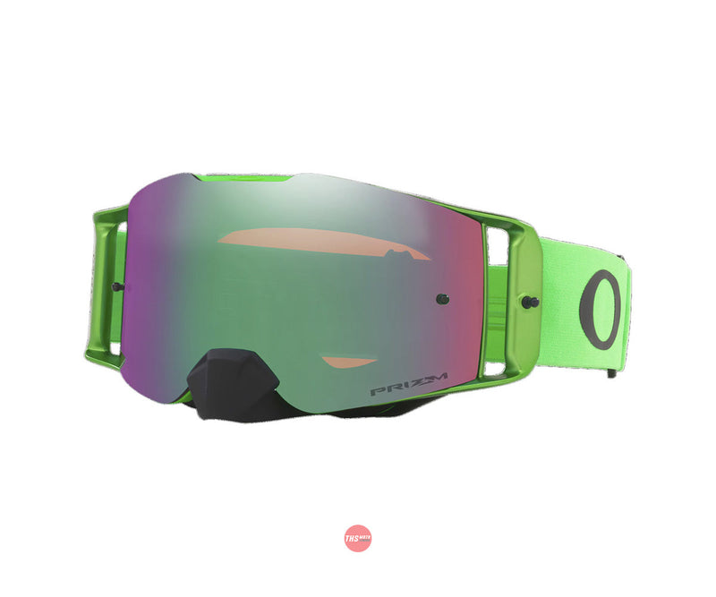 Oakley Front Line MX Goggles Moto Green with PRIZM Jade Iridium Lens