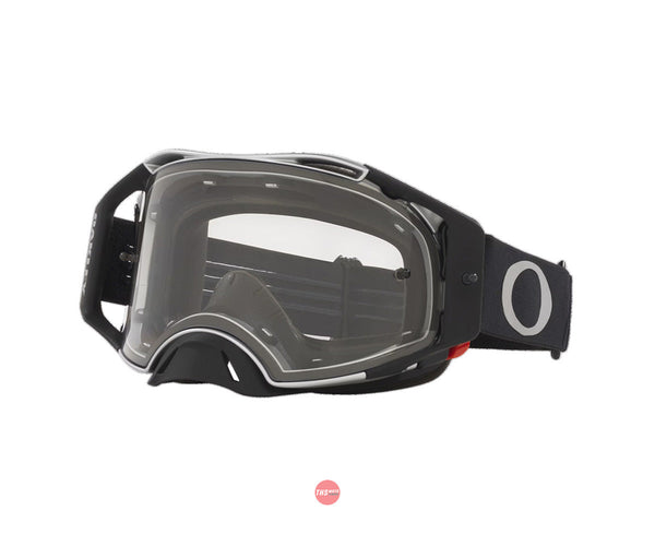 Oakley Airbrake MX Goggles Tuff Blocks Black Gunmetal with Dark Grey Lens