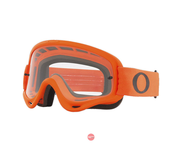 Oakley O-Frame MX Goggles Moto Orange with Clear Lens