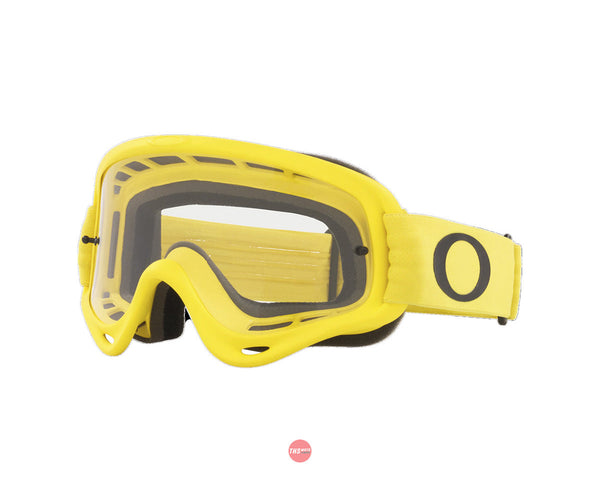 Oakley O-Frame MX Goggles Moto Yellow with Clear Lens
