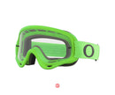 Oakley O-Frame MX Goggles Moto Green with Clear Lens
