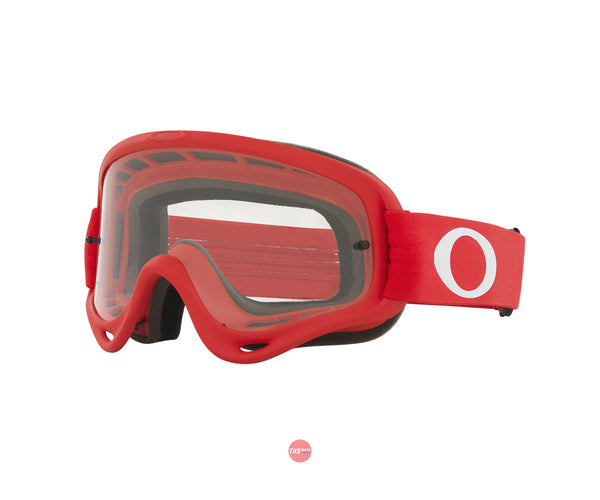 Oakley O-Frame MX Goggles Moto Red with Clear Lens