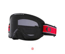 Oakley O-Frame 2.0 PRO MX Goggles Pro Red Stripe with Dark Grey Lens