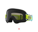 Oakley O-Frame MX Goggles Teal Checks with Dark Grey Lens