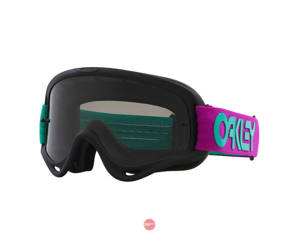 Oakley O-Frame MX Goggles B1B Celeste Purple with Grey Lens