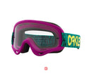 Oakley O-Frame MX Goggles Celeste Bengal with Clear Lens