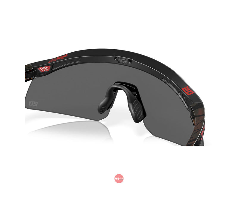 Oakley Sunglasses Hydra Fabio Quartararo Signature FQ Matte Black with PRIZM Black Lens