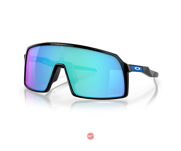 Oakley Sunglasses Sutro Polished Black with PRIZM Sapphire Lens