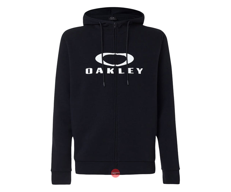 Oakley Bark FZ 2.0 Hoodie Black White Size Large