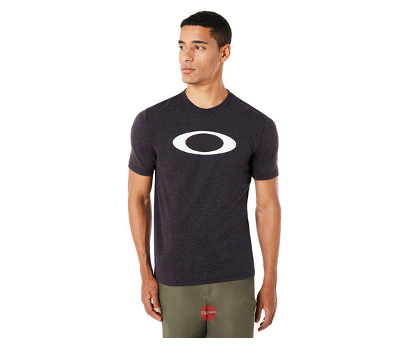Oakley O-Bold Ellipse T-Shirt Blackout Light Heather Size Large