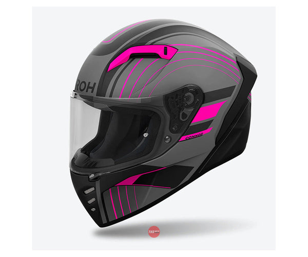 Airoh Connor Achieve Pink Matte Helmet Size XS 54cm