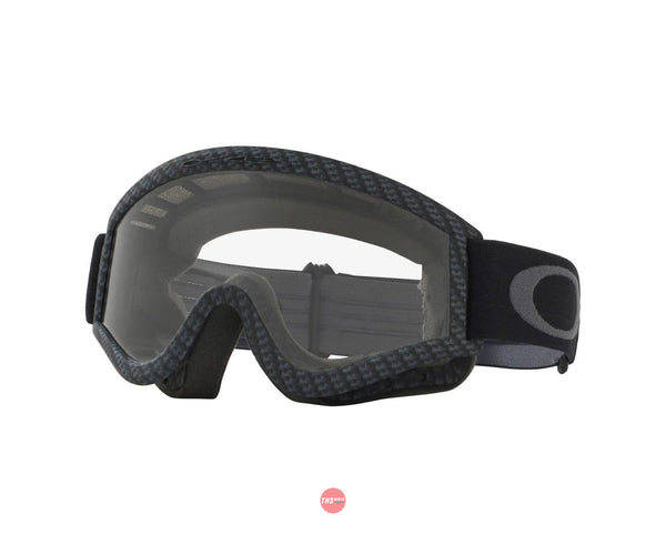 Oakley L-Frame MX Goggles OTG Carbon Fiber with Clear Lens