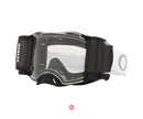 Oakley Airbrake MX BRO Roll-Off Goggles Tuff Blocks White with Clear Roll Off Lens