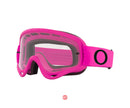Oakley O-Frame XS MX Youth Goggles Moto Pink with Clear Lens