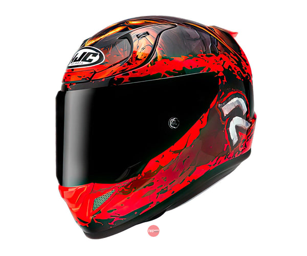 HJC S RPHA12 Diablo Blizzard MC1 Road Helmet Size Small