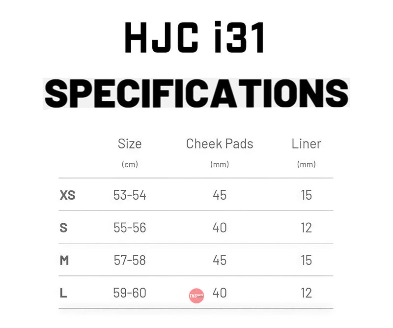 HJC M i31 Tevis MC3HSF Open Face Helmet Size Medium