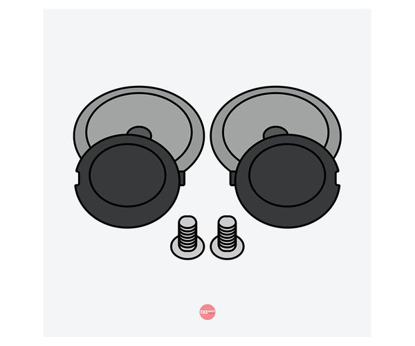 Airoh Visor Plates Helios Black