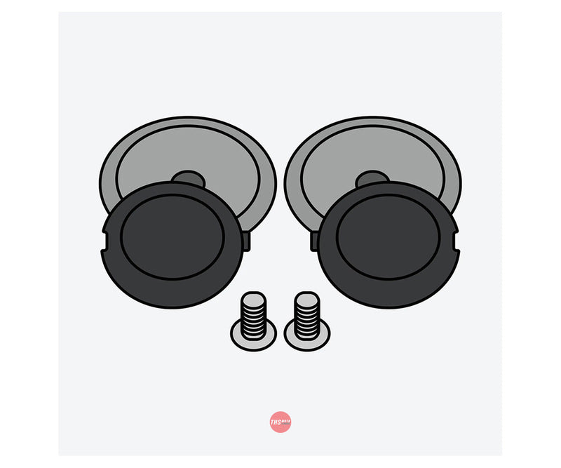 Airoh Visor Plates Helios Black