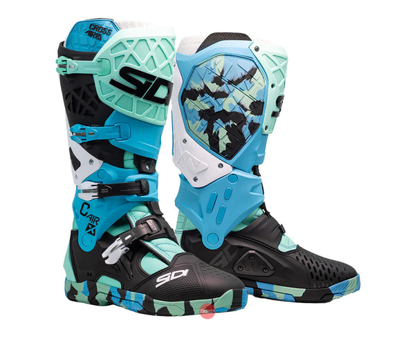 Sidi 47 Crossair X Mx Boots Messy Cyan Size EU 47