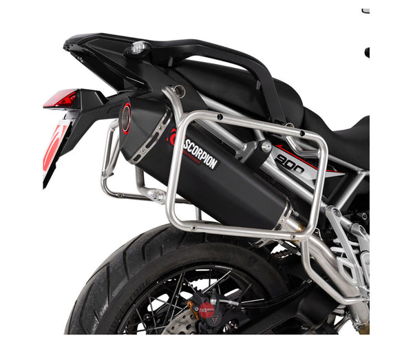 Scorpion Tiger 900 24- Serket Parallel Slip-on Black Ceramic