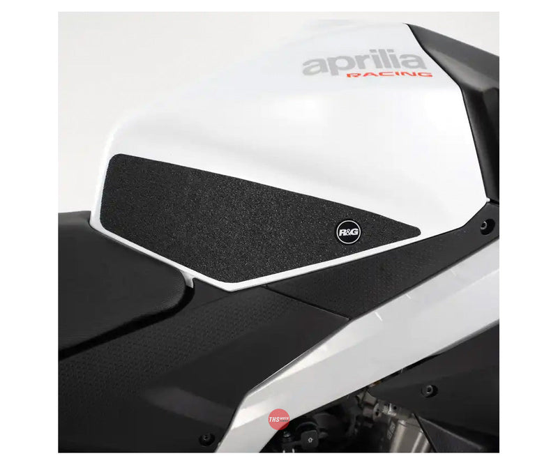 R&G Tank Traction Grips For Aprilia RS457 24- Black
