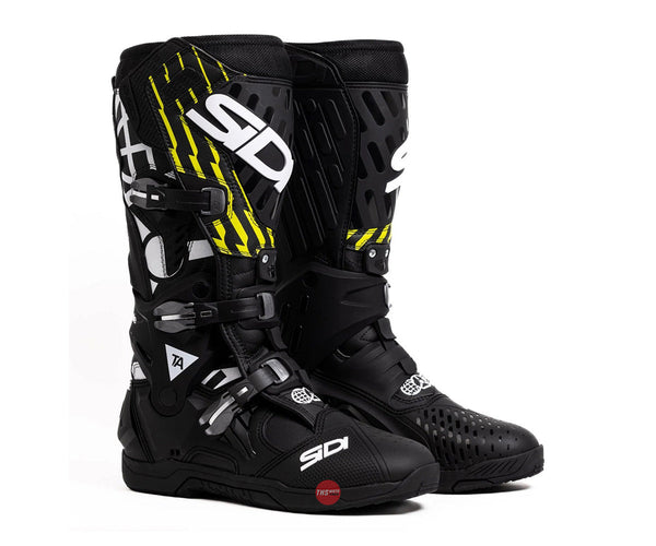 Sidi 43 Crossair Ta The Arsenale Mx Boots Black Yellow Size EU 43
