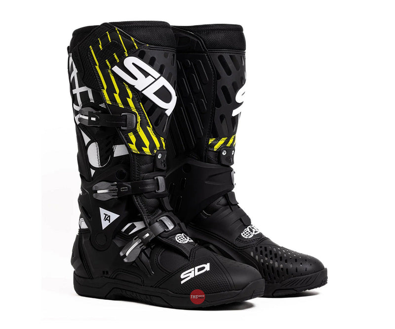 Sidi 43 Crossair Ta The Arsenale Mx Boots Black Yellow Size EU 43