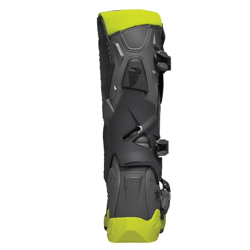 Thor MX Motocross Boots S25  Radial Mens Grey Fluro Yellow Size 8 EU 42