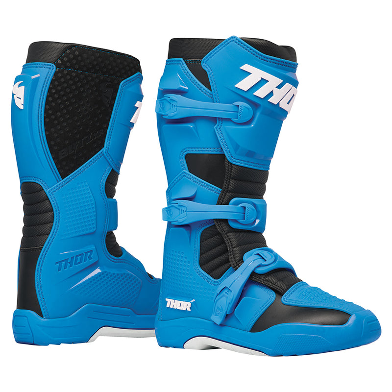 Thor MX S25 Blitz XR Blue Black Off Road Boots Size 7 EU 40