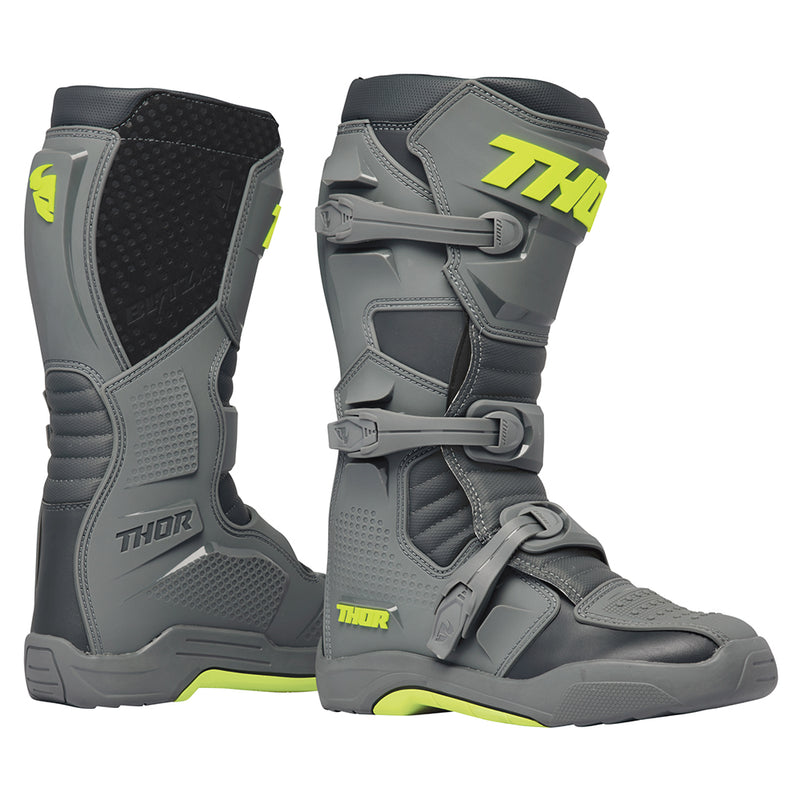 Thor MX S25 Blitz XR Grey Charcoal Off Road Boots Size 8 EU 42