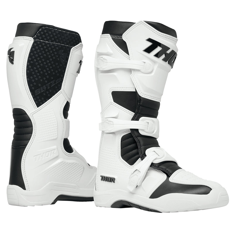Thor MX S25 Blitz XR White Black Off Road Boots Size 11 EU 45