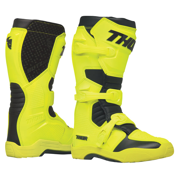 Thor MX Motocross Boots S25  Blitz Xr Mens Acid Black Size 11 EU 45