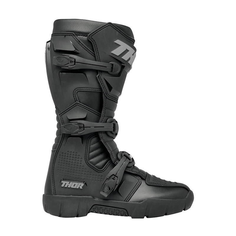 Thor MX Motocross Boots S25  Blitz Xr Trail Atv Treaded Mens Black Grey Size 12 EU 47