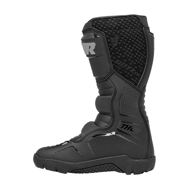 Thor MX Motocross Boots S25  Blitz Xr Trail Atv Treaded Mens Black Grey Size 12 EU 47