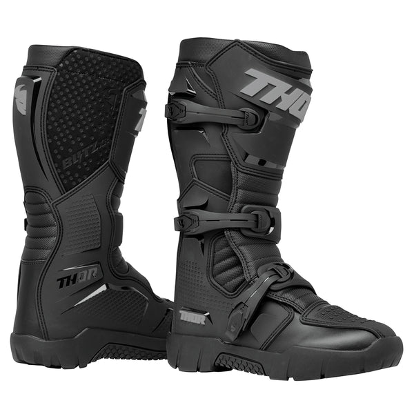 Thor MX Motocross Boots S25  Blitz Xr Trail Atv Treaded Mens Black Grey Size 14 EU 49